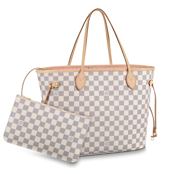 ✨Rose Ballerine Neverfull With Pouch Authentic - Picture 2 of 14